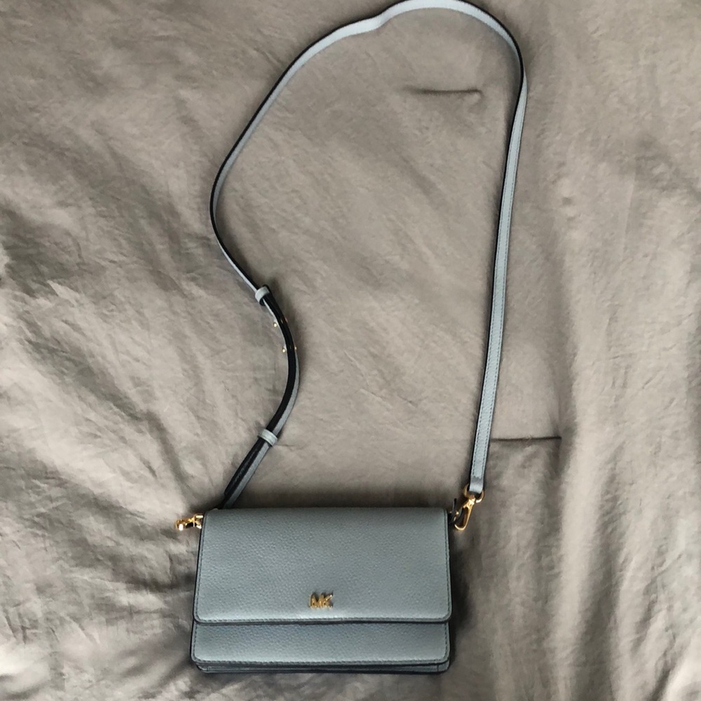 Michael Kors Light Gray Crossbody Bag